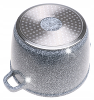 GARNEK Ceramiczny Marmurowy KOCIOŁEK Głęboki Wysoki 6,2l 24cm 3908