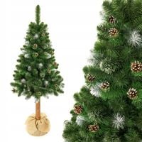 CHOINKA SZTUCZNA NA PNIU SOSNA DIAMENTOWA NA PNIU PREMIUM 180CM. GĘSTA LUX