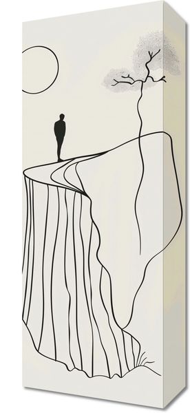 Obraz 20x50cm Samotność i Wzniosłość zdjęcie 1