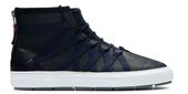 Clarks Półbuty męskie - Laika Top wysokie - rozmiar 42 - granatowe skórzane