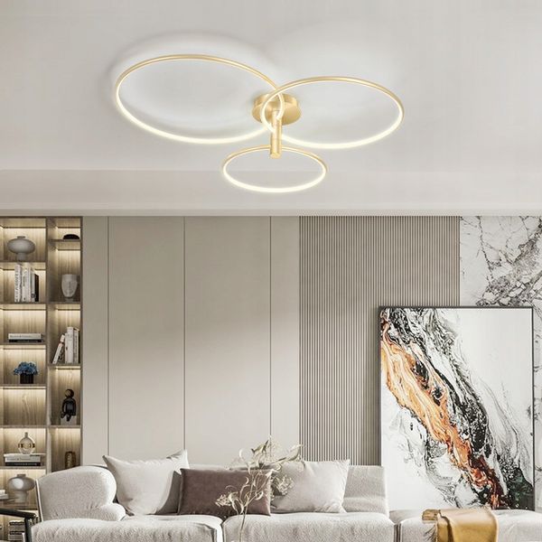 Nowoczesny żyrandol SILVA GO III okrąg ring 50/60/70cm plafon pilot zdjęcie 8