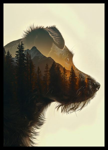 Plakat 29,7x42cm Psi Duch Lasu zdjęcie 2