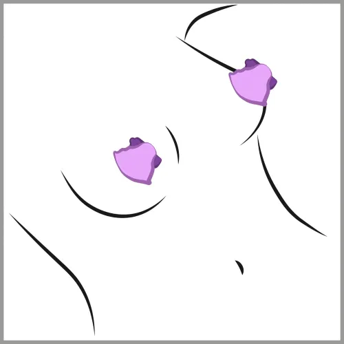 fantasy for her zaciski wibracyjne ssące na sutki fioletowe 5,8cm na Arena.pl