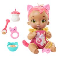 Lalka bobasek różowa Mattel z dźwiękami 30 cm 2 lata+