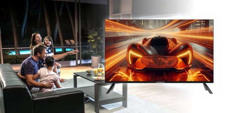 Telewizor 32 cale TV tuner dekoder DVBT2 HEVC HD USB HDMI CL+ +UCHWYT Manta zdjęcie 5