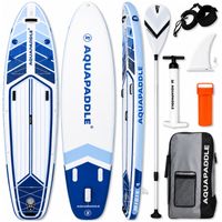 deska sup aquapaddle 355x82x15 cm wiosło pompka zestaw plecak 200 kg