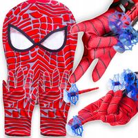 SPIDERMAN MEGA ZESTAW 3w1 RĘKAWICA WYRZUTNIA SIECI MASKA RĘKAWICZKA