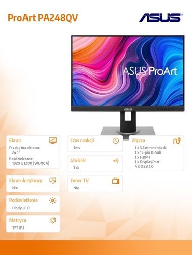 Monitor 24.1 cali PA248QV na Arena.pl