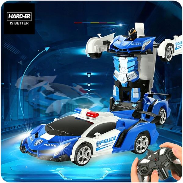 SAMOCHÓD STEROWANY RADIOWÓZ ROBOT POLICJA AUTOBOT zdjęcie 5