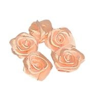 Różyczki satynowe 20 mm R03 ( 10 szt ) Łosoś
