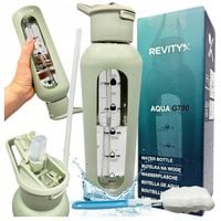 SZKLANA BUTELKA NA WODĘ MOTYWACYJNA WIELORAZOWA TRWAŁA SZCZELNA ZE