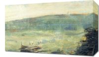 Obraz 50x30cm Landscape at Saint-Ouen, Seuart Vintage do Salonu