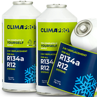 2X CZYNNIK CHŁODNICZY GAZ DO NABICIA KLIMATYZACJI KLIMY R134a CLIMAPRO