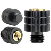 Adapter tuleja redukcja M6 na M10 statywowa aluminium czarna lampy 21 mm