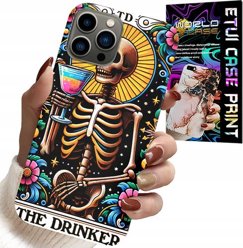 ETUI DO IPHONE 13 PRO MAX - THE DRINKER ALKO WINKO DRINK WZORY CASE na Arena.pl