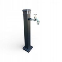 Kran ogrodowy YaPko Luma Solar Led 50cm czarny 3/4"