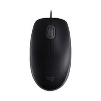 Myszka przewodowa Logitech B110 Silent optyczna czarna