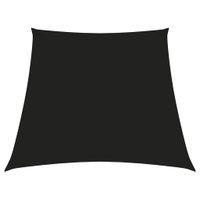 Żagiel ogrodowy, tkanina Oxford, trapezowy, 3/4x2 m, czarny