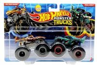 HOT WHEELS MONSTER TRUCKS 2 pak ZESTAW HW tiger shark mega-wrex JCC82