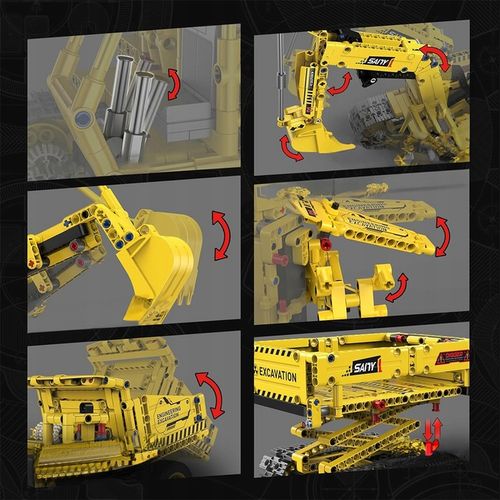 PROGRAMOWALNY ROBOT DUŻY ZESTAW KONSTRUKCYJNY APP I PILOT KONTROLA 555EL na Arena.pl