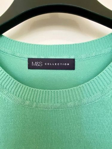 Sweter M&S zielony na Arena.pl