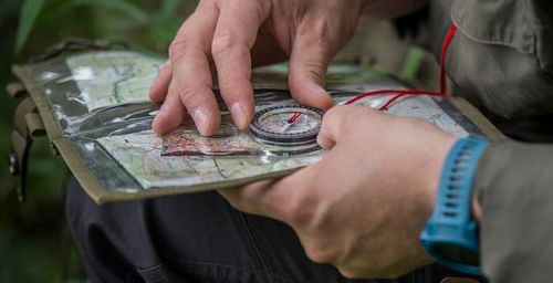 Kompas turystyczny mapowy busola Helikon Scout Mk2 Transparent ze sznurkiem na Arena.pl