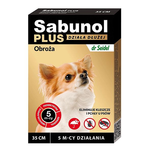 SABUNOL PLUS - obroża biobójcza dla psa 35cm zdjęcie 1