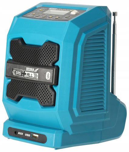 RADIO bluetooth przenośne Głośnik DEDRA SAS+ALL aku 2Ah AUX USB Powerbank na Arena.pl