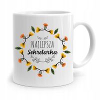 Kubek Prezent Dla Sekretarki Najlepsza Sekretarka Z Nadrukiem Ze Zdjęciem