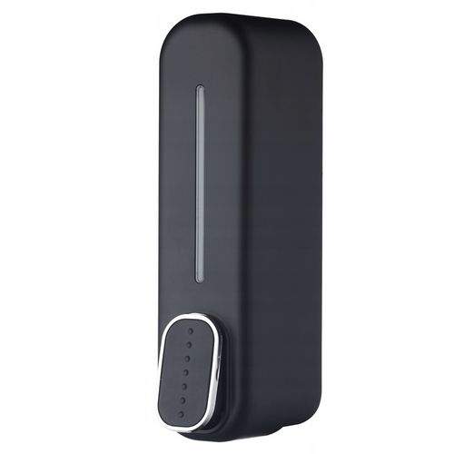 Ręczne dozownik do mydła naścienny Bisk 350 ml czarny na Arena.pl