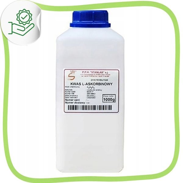 Kwas L-askorbinowy CZDA Witamina C czysta Stanlab suplement jakość 1 zdjęcie 2