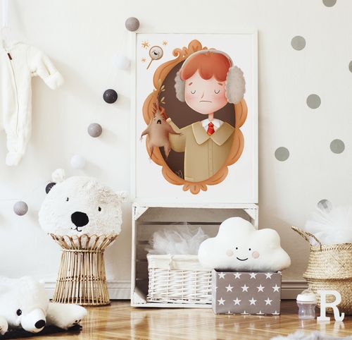 Plakat portret harry potter ron weasley 30x40 cm na Arena.pl