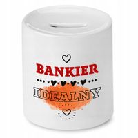 Dla Bankiera Prezent Skarbonka Bankier Idealny Z Nadrukiem Ze Zdjęciem