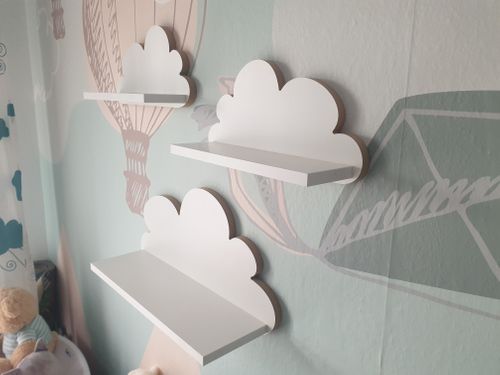 Półka Chmurka zestaw 3 szt. Fantasy - Elegance na Arena.pl