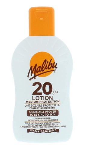 Malibu Protective Lotion SPF20 200ml + Żel Po Opalaniu 100ml na Arena.pl