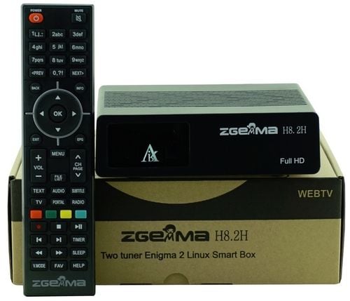 ZGEMMA H8.2H DEKODER SAT DVB-T2 HEVC ENIGMA2 Oscam Cccam + Adapter na Arena.pl