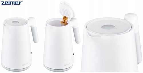 CZAJNIK ELEKTRYCZNY ZELMER BEZPRZEWODOWY STAL NIERDZEWNA CICHY 1L 2200W na Arena.pl