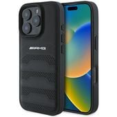 AMG AMHCP16XGSEBK iPhone 16 Pro Max 6.9" czarny/black hardcase Leather