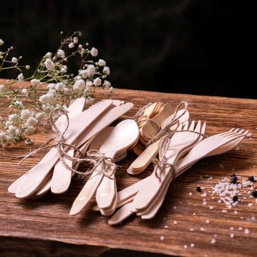 Zestaw z trzciny cukrowej kwadratowy brąz/12 osób na Arena.pl