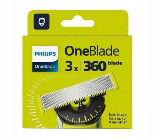 Ostrza do golarki PHILIPS OneBlade 360 QP430/50 3 Sztuki na Arena.pl