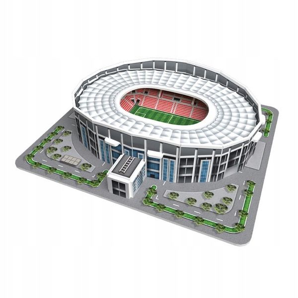 Stadion piłkarski - EURO 2024 - Puzzle 3D 218 elementów zdjęcie 3