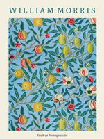 Plakat 60x80cm Desing Pomegranate, Morris Vintage do Salonu