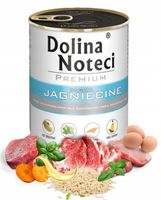 DOLINA NOTECI PREMIUM mokra karma dla psa bogata w jagnięcinę 6x800g puszka