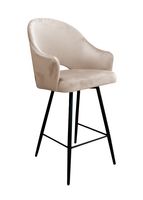 Krzesło barowe Velvet czarna podstawa MG06