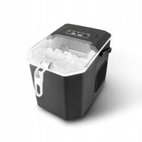 Kostkarka do lodu 12kg/24h Kitchencook CUBEO BLACK 2 wielkości kostek