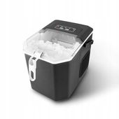 Kostkarka do lodu 12kg/24h Kitchencook CUBEO BLACK 2 wielkości kostek