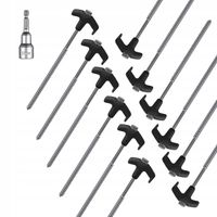 SZPILKI NAMIOTOWE DO NAMIOTU MIKADO DŁUGIE 25CM KOMPLET 12 SZT