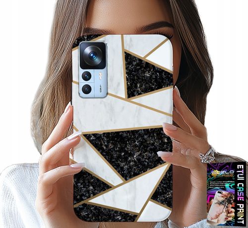 ETUI DO XIAOMI 12T / 12T PRO - ELEGANCKIE MODNE WZORY CASE + SZKŁO na Arena.pl