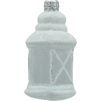 Bombka choinkowa szklana: Latarnia zimowa