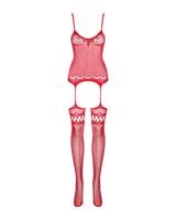 f214 bodystocking czerwone s/m/l obsessive